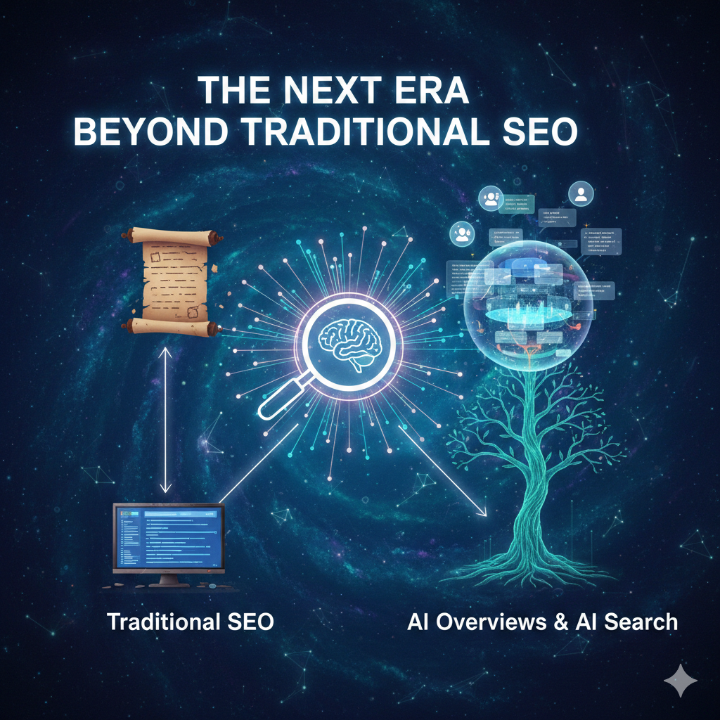 AI search optimization concept showing future of SEO