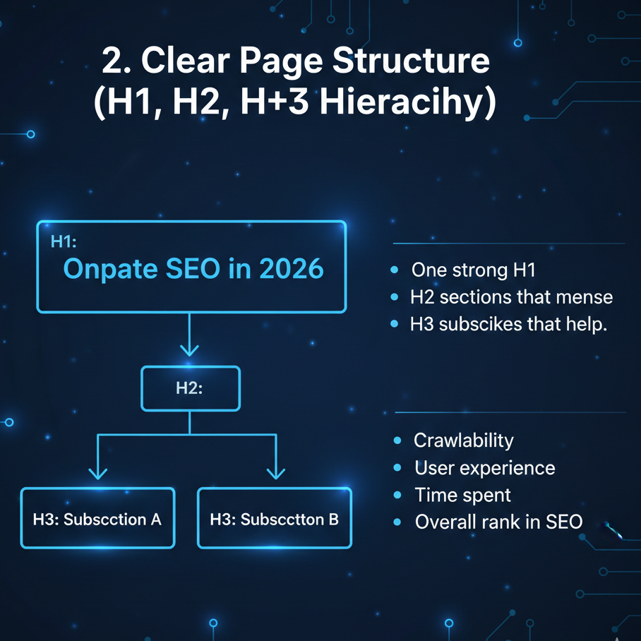 On-Page SEO in 2026 Page Structure