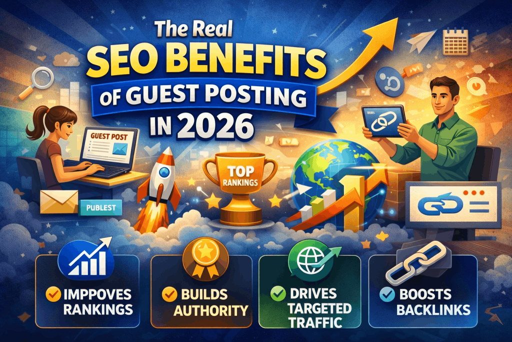 Benefits of guest blogging for SEO backlinks