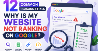12 Common Reasons why your website is not ranking on Google?