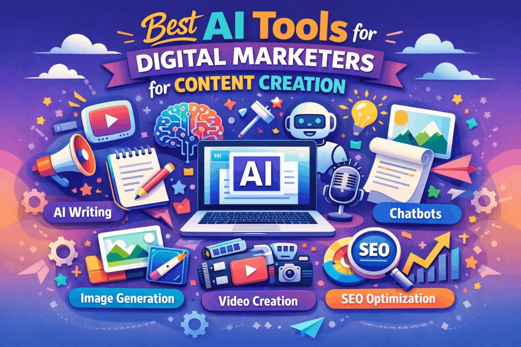 Best AI Tools for Digital Marketers for Content Creation