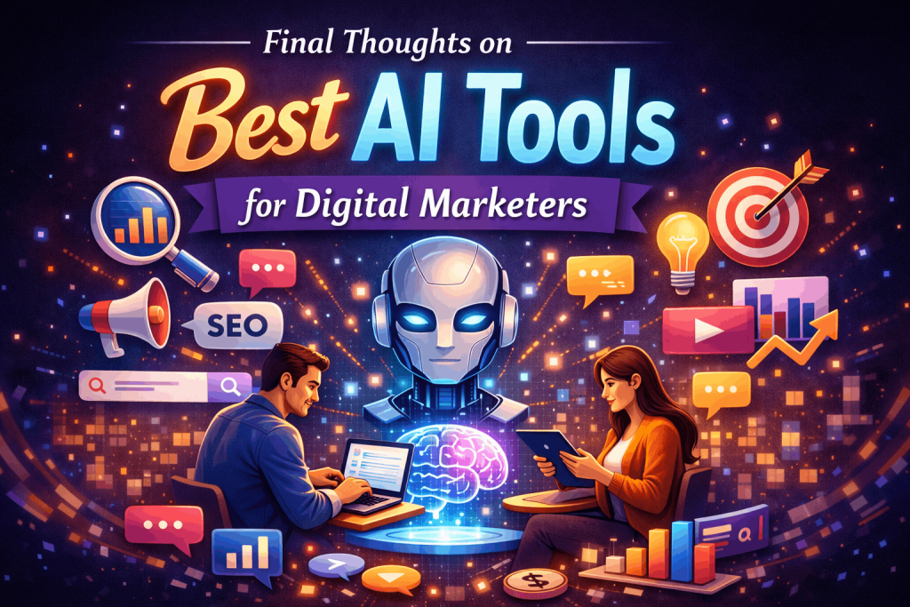 Final Thoughts on Best AI Tools for Digital Marketers