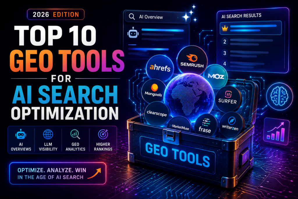 Top 10 GEO Tools for AI Search Optimization in 2026
