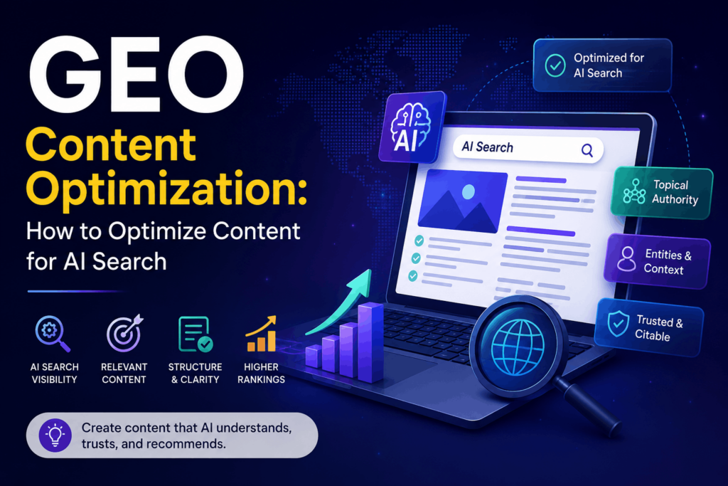 GEO Content Optimization: How to Optimize Content for AI Search