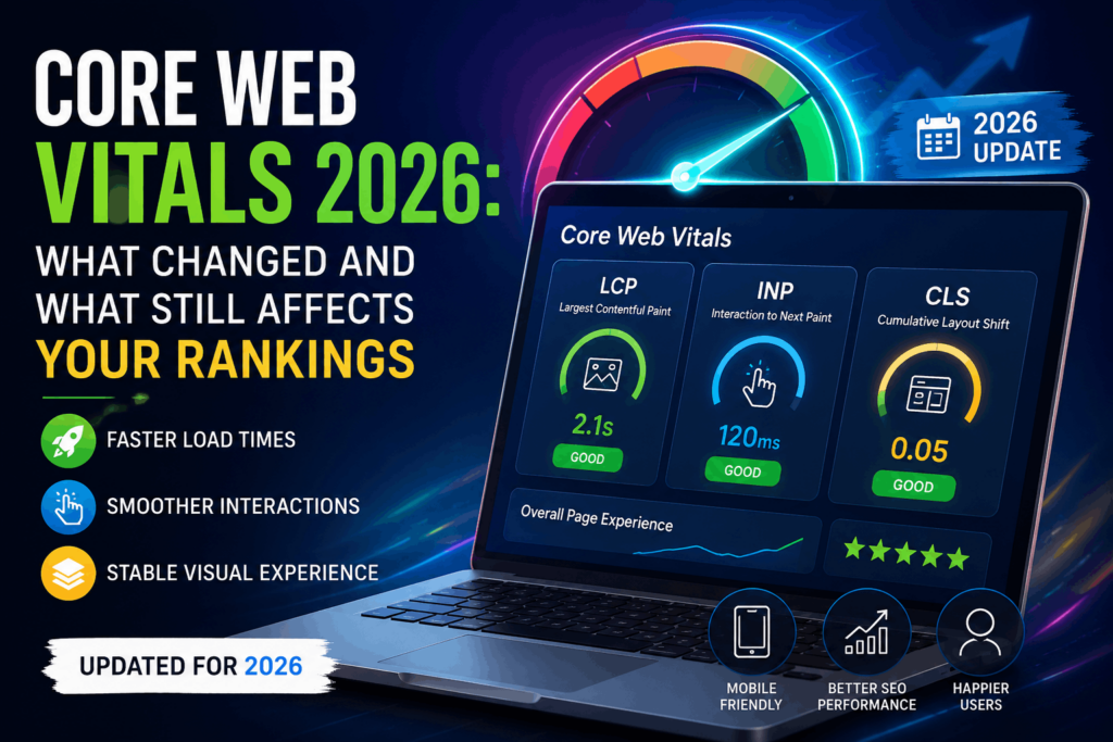 Core Web Vitals 2026: What Changed and What Still Affects Your Rankings