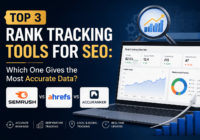 Rank tracking tools SEO comparison featuring Semrush, Ahrefs, and AccuRanker in 2026