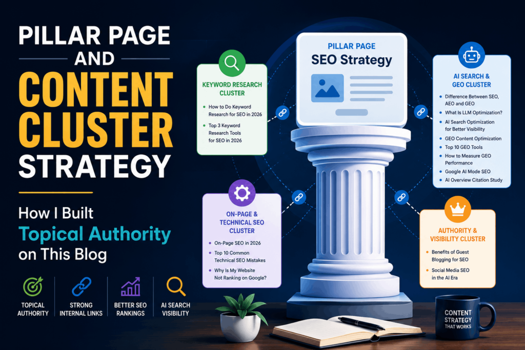 Pillar Page and Content Cluster Strategy: How I Built Topical Authority on This Blog