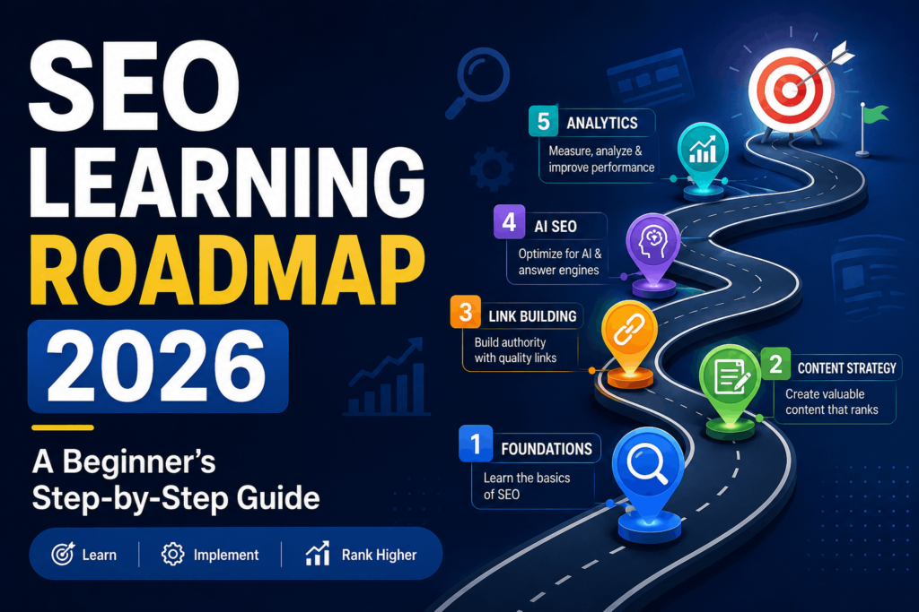SEO Learning Roadmap 2026: Beginner's Step-by-Step Guide