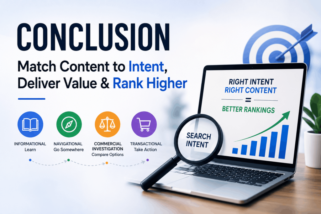 Search Intent Types: Conclusion