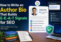 How to Write an Author Bio That Builds E-E-A-T Signals for SEO