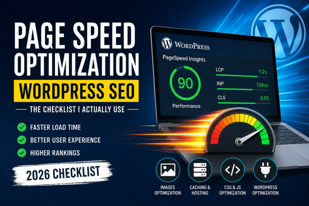 How to Optimize Page Speed for SEO in 2026: The WordPress Checklist I Actually Use