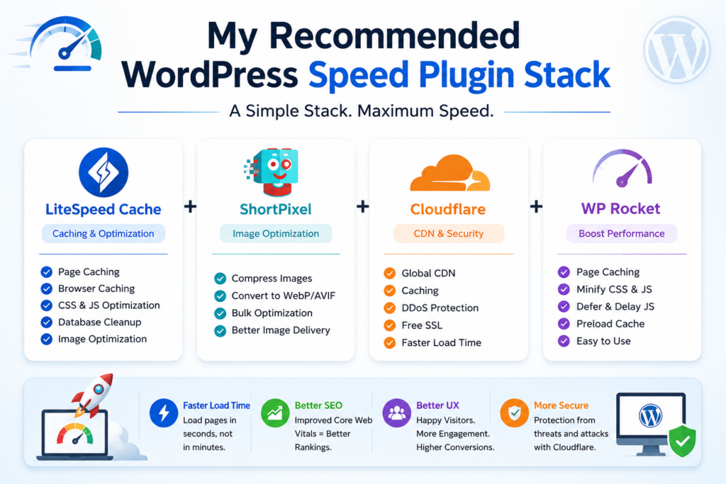 Recommended WordPress Speed Plugin Stack